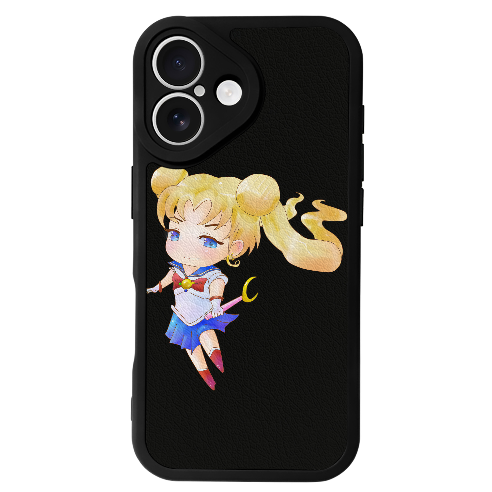 （画像用） 美少女戦士セーラームーン 愛野 美奈子 あいの みなこ Sailor Moon Aino Minako 【iPhone 16シリーズ対応】シリコンスマホケース（レザー調） 材質：シリコン